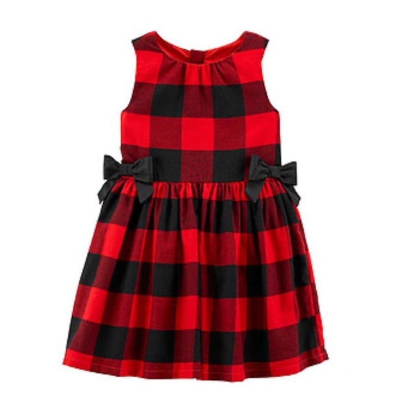 Carter's Buffalo Check Twill Dress - Picture 1 of 3